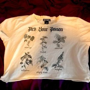 From hot topic is a crop top